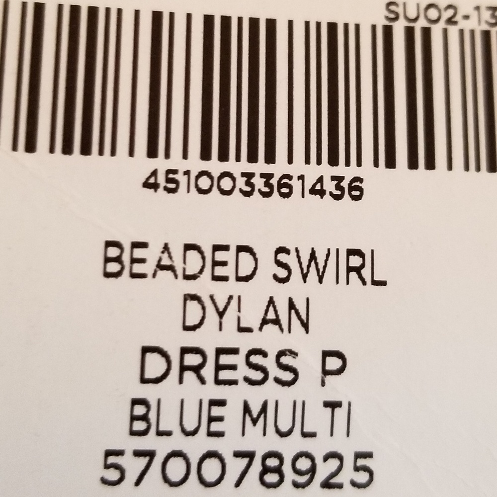 NWT Chico Beaded Swirl Dylan Dress Sz 3 - Picture 3 of 7
